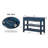 Mid-Century 42 Inch Solid Wood Console Sofa Table With 2 Drawers And 2 Storage Shelves For Living Room, Entryway, And Hallway | Gift Idea