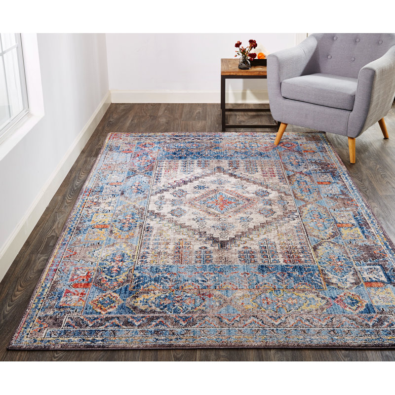 Lorentzen Oriental Indoor Rug, Rectangle 9'5" x 12'5"