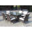 6 - Person Wicker Patio Dining Set with Rectangular Table , Cushions Included