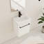 Ensemble de meuble-lavabo simple 18 po avec 1 porte et lavabo en céramique Riverton-2020132066-2020132064-2042514062