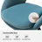 Doreen Velvet Modern Task Chair with Ergonomic Design-1004211595