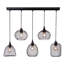 Silloth 5 - Light Black Kitchen Island Pendant