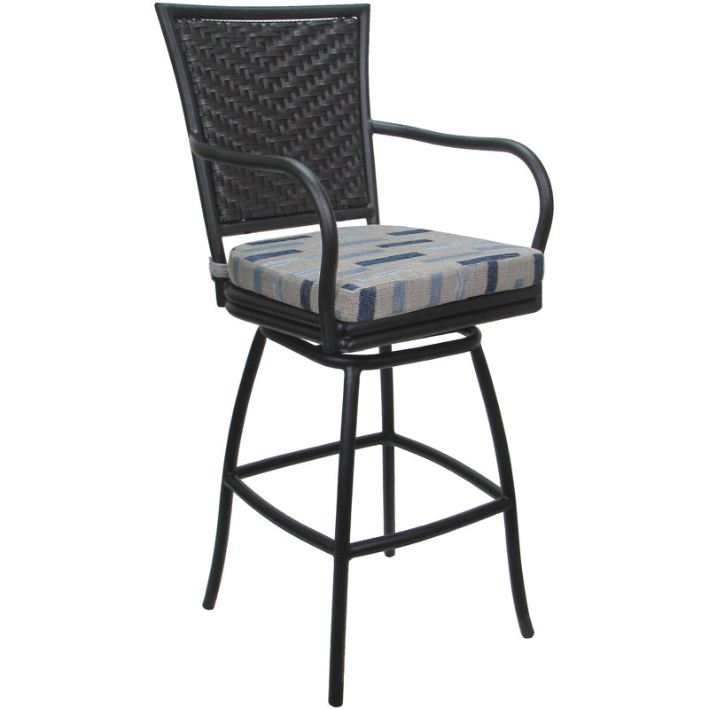 Bloc de tissage bleu, Gris, 30"