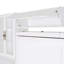 Grand lit escamotable mural avec canapé, tablettes USB et luminaires, blanc (ancien SKU: LP000764AAK)-2107421184
