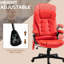 Chaise de bureau en cuir Pu