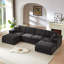 Canapé moderne en nuage de chenille, librement combinable-1711867400