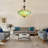 Siniard 5 - Light Glass Geometric Chandelier Height Adjustable Dimmable