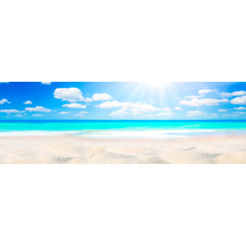 " Crystal Blue Lovely Beach ", 24" H x 36" W x 1.5" D