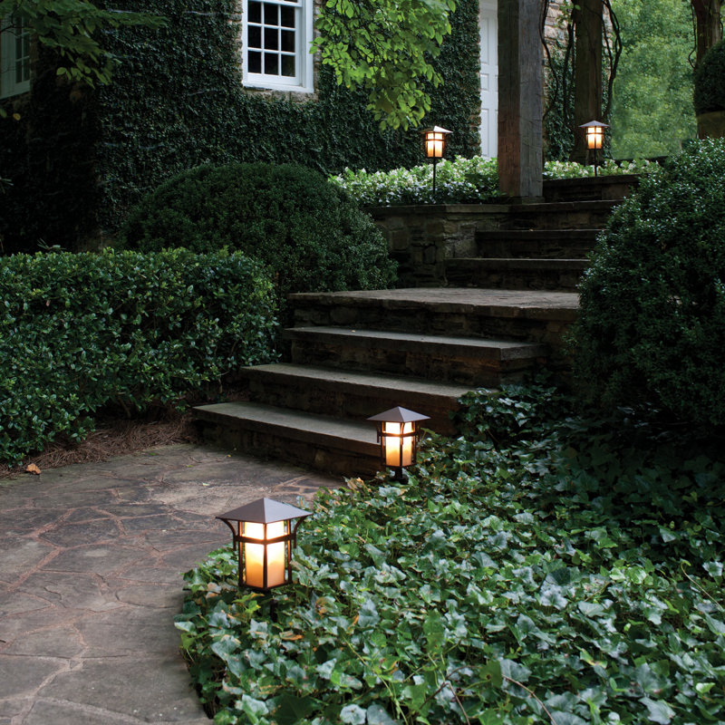 Harbor Anchor Bronze Low Voltage Metal Pathway Light