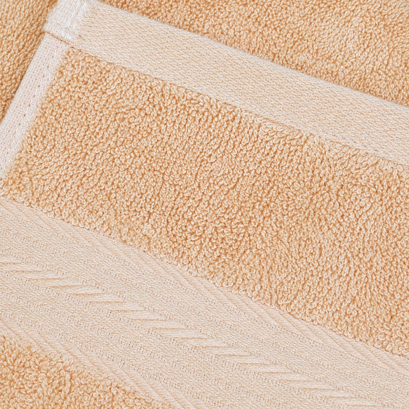 Gant de toilette 100% coton 12 x 12 pouces très absorbant, Beige