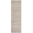 12' Beige Geometric Power Loom Runner Rug