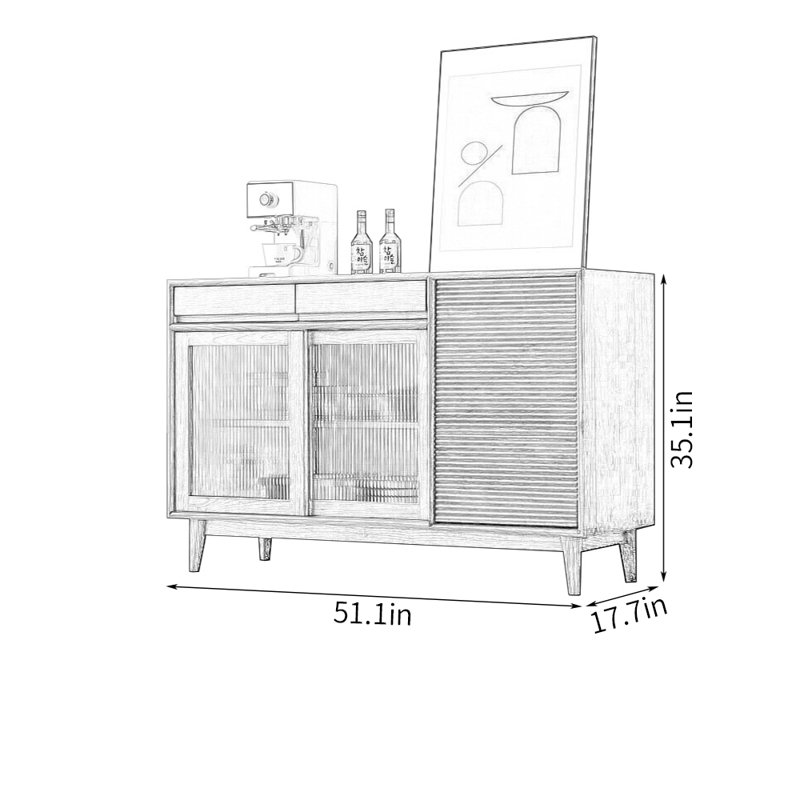 Buffet 51,1 po