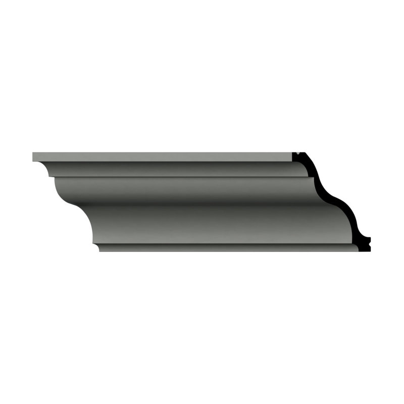 Azriel 96 in. Unfinished Polyurethane Crown Moulding