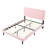 Upholstered Platform Bed Frame with Easy Assembly