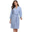Robart Waffle Above Knee Bathrobe-1303871236-1303871484