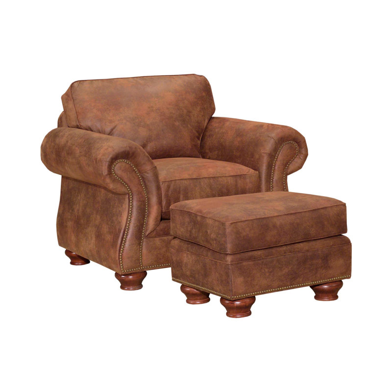 Laramie Faux Leather Armchair
