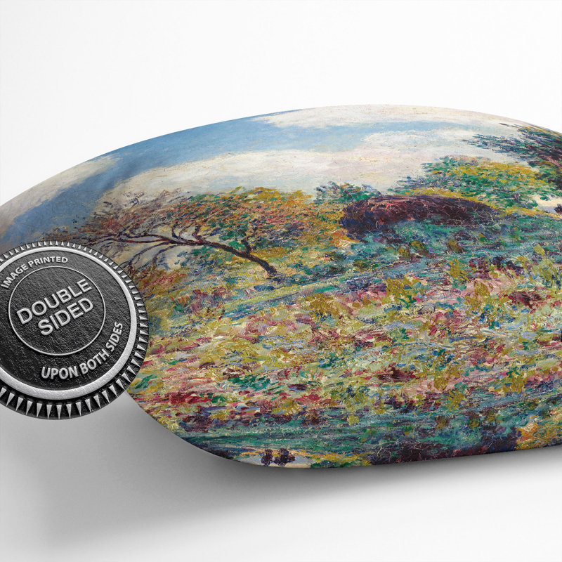 The Road in the Woods Scatter Cushion with Filling, 55cm H x 55cm W x 20cm D