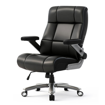 Big and Tall Office Chair Massage, Heavy Duty Extra Wide Seat Desk Chair with 3D Kneading Massage & Heat, Ergonomic Executive Chair with Thick Spring Cushion