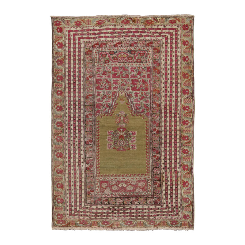 One-of-a-Kind 4'5x6'7 Hand Knotted Area Rug