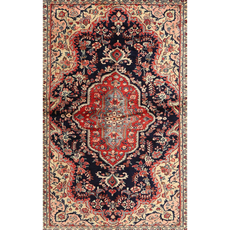 Swiney Oriental Indoor Rug, Rectangle 5' x 7'2"
