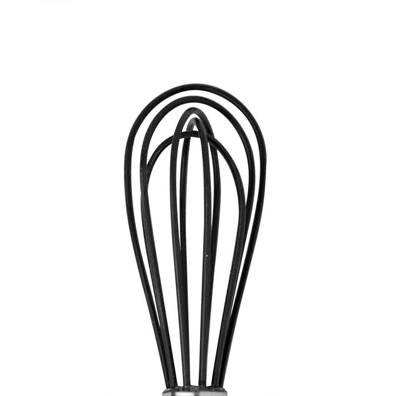 Tovolo 6" Silicone Mini Whisk, Stainless Steel/Black
