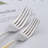 Gradient Gold And Silverware Set