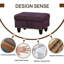 Repose-pieds lin avec rangement-98306001