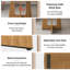 Ensemble de table de salle à manger en bois aggloméré de 47 pouces avec chaises 4/6 en tissu, ensemble de salle à manger de cuisine moderne pour le salon-584414328-584793574