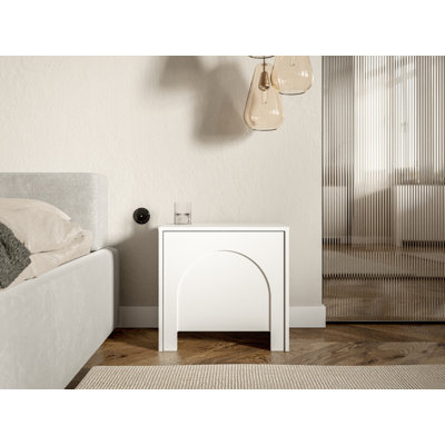 ARCO 53cm W Bedside Table