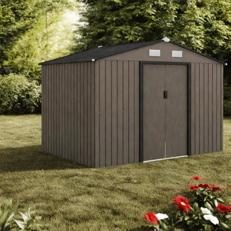 Spacious Steel Sheds With Storage, Modern Design For Outdoor