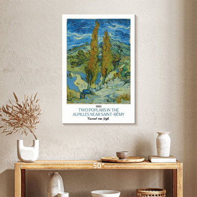 Affiche de l'exposition Deux peupliers Van Gogh