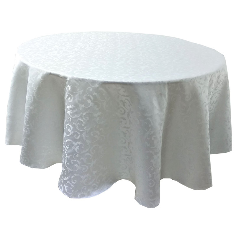 Nappe imperméable Jacq (R 60 po) - Blanc, Rond 60 po