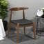 Chaises de salle à manger confortables en bois d'hévéa, similicuir, style rétro pour maison familiale