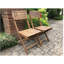 Chaise de patio pliante Alban