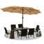 Ocilla 177.16'' x 106.3'' Rectangular Market Umbrella-155821469