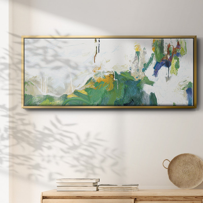 Hints of Spring - Toile encadrée, H 20 po x l 50 po