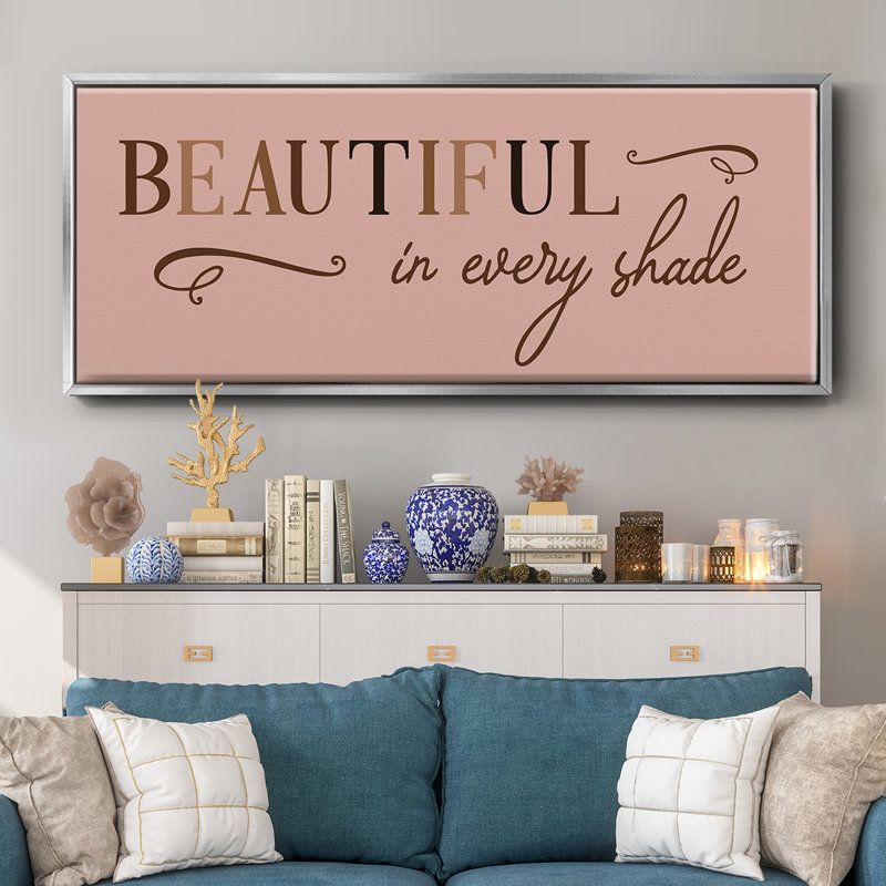Every Shade - Toile encadrée, H 24 po x l 60 po