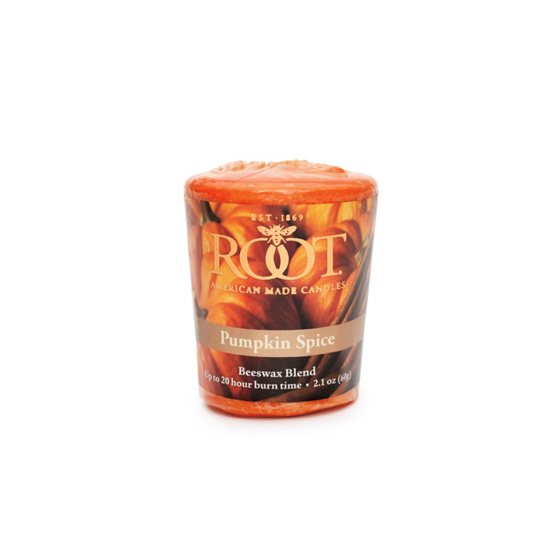 Root Pumpkin Spice Scented Votive Candle