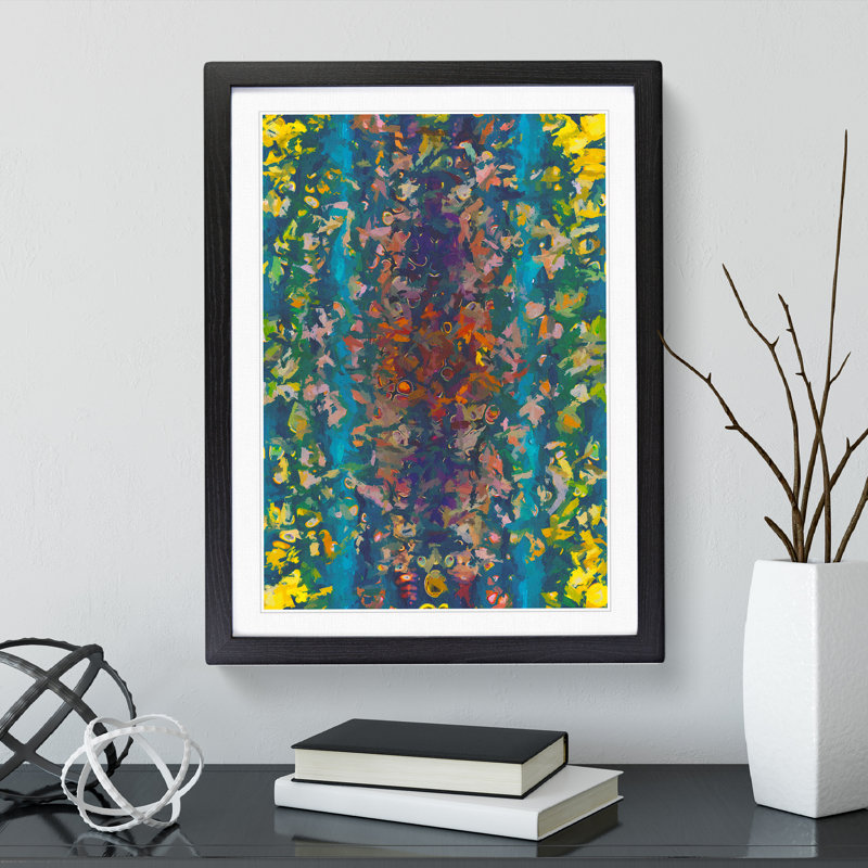 Nature And Nurture - Single Picture Frame Print, Black, 64cm H x 46cm W x 2cm D