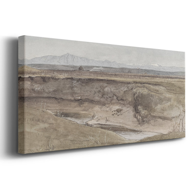 Série paysage - MCXI - Toile tendue avec châssis - Prêt à accrocher, H 12 po x l 30 po