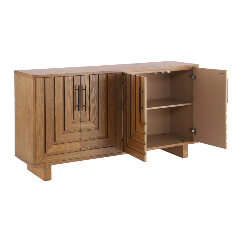 Buffet 4 portes Lyra, Naturel