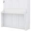 Grand lit escamotable avec bureau, station de charge USB, armoire murale avec tablettes de rangement, lumières DEL-1112680817