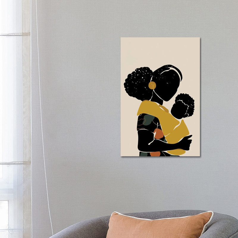 «Black Hair No. 15» par Domonique Brown, impression sur toile tendue, H 26 po x l 18 po x 1,5 po