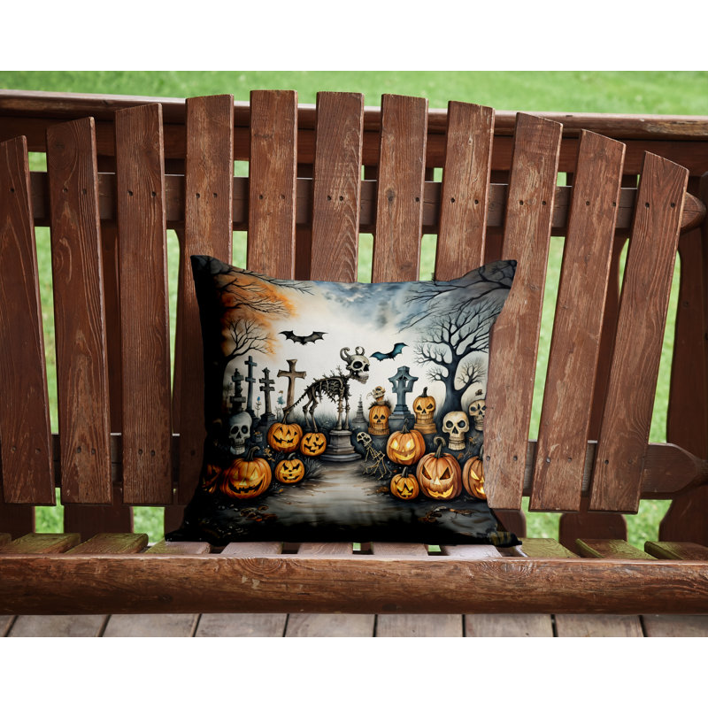 Coussin décoratif Spooky Halloween, 14 po x 14 po
