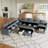 Edorta Upholstered U-Shaped Sectional-1244759234