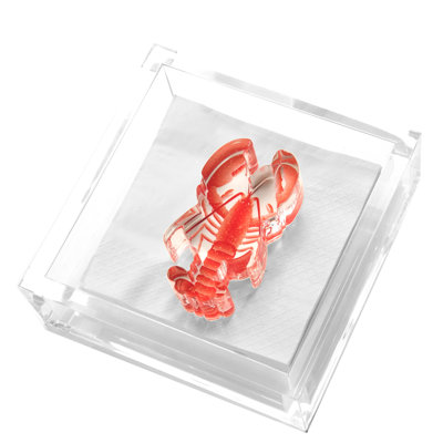Red Lobster Cocktail Napkin Holder