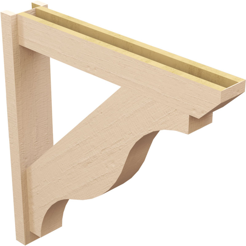 Bois de cèdre brut Funston Slat, H 34 po x l 6 po x P 34 po