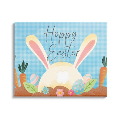 " Happy Easter Spring Carrot Garden "