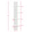 Decorative Tiered Wall Shelves Arica 4-Tier Floating Column Shelf-633877690