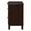 2 tiroirs cerise brune Wisteria W Table de chevet